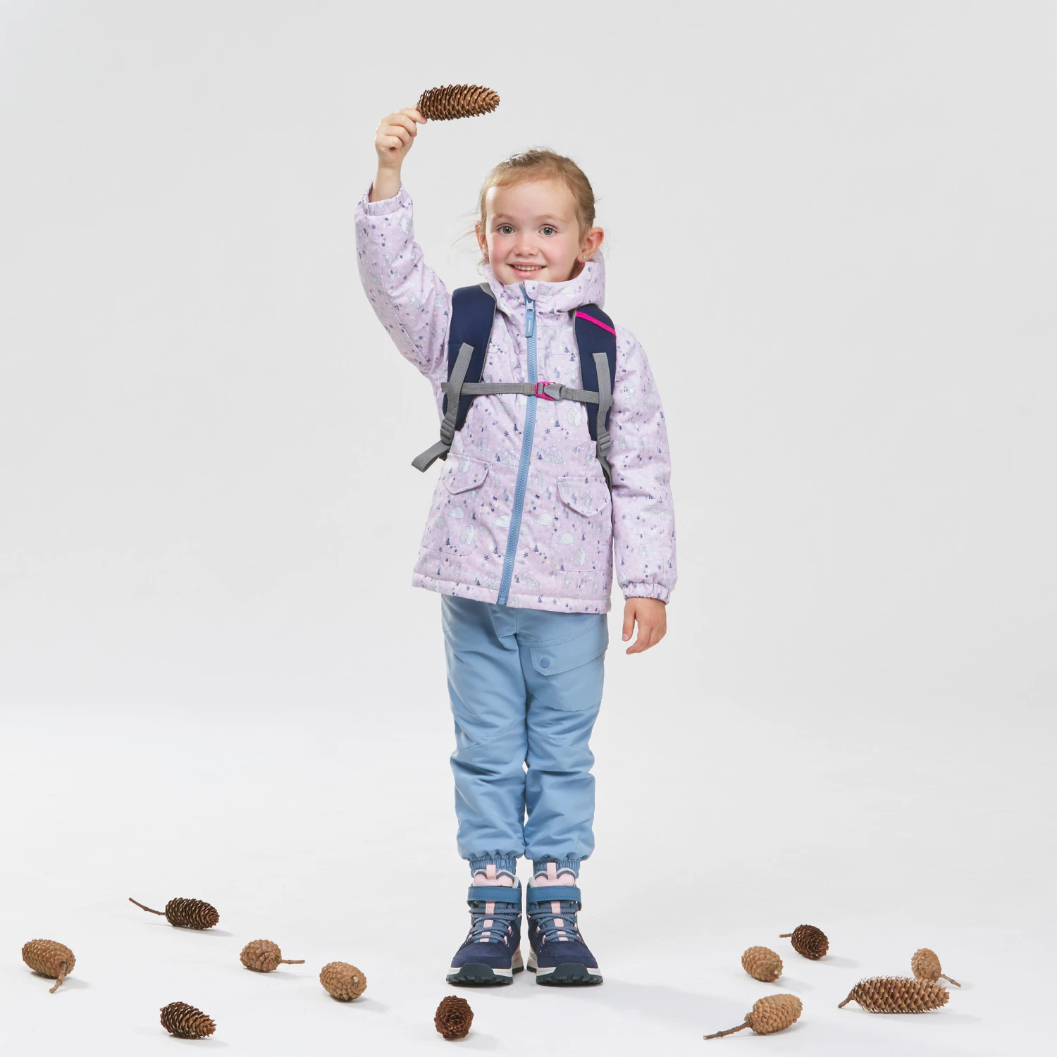 Quechua Children's Warm Water-repellent Hiking Trousers - SH100 - Age 2 - Image 9