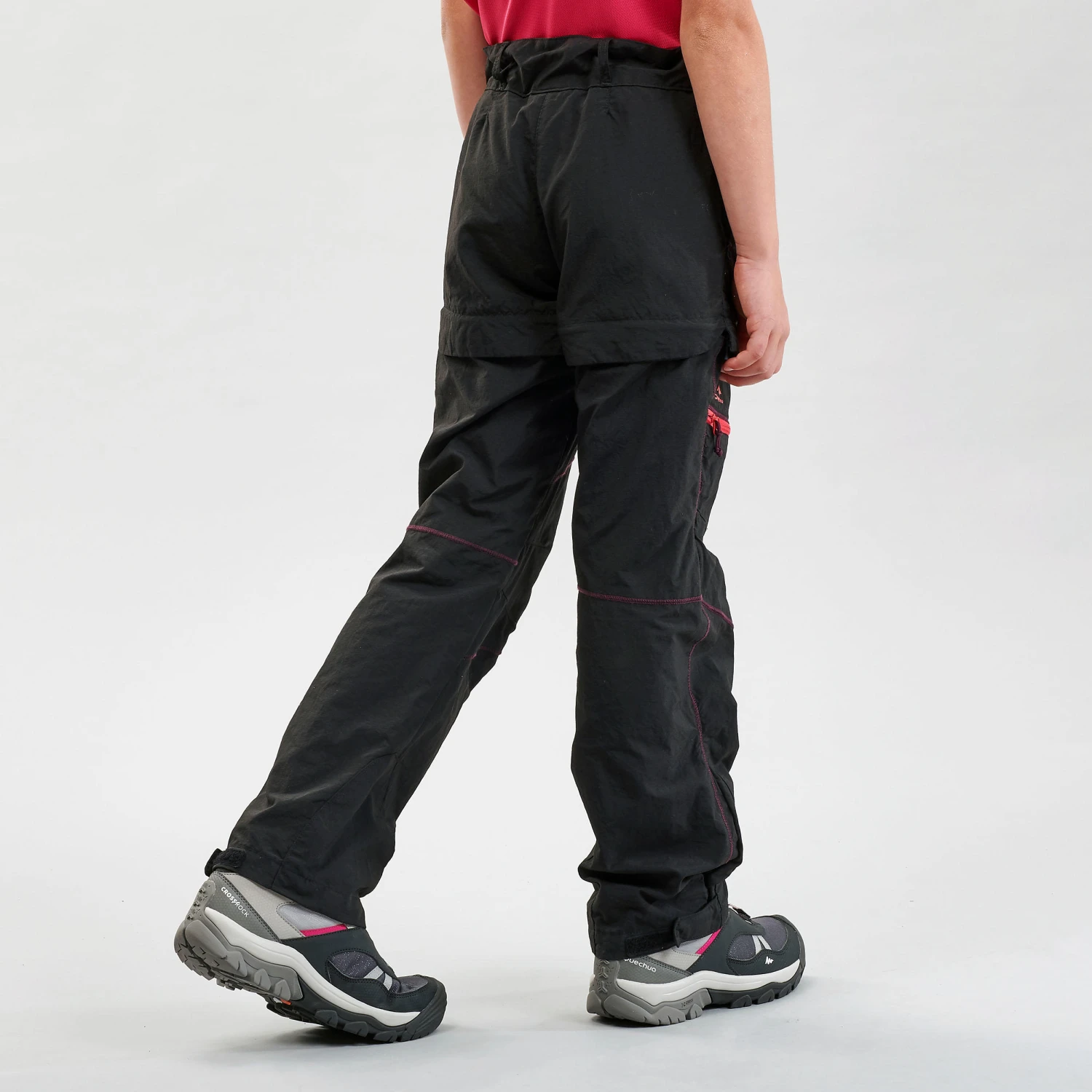 Quechua Kids’ Modular Hiking Trousers MH500 Aged 7 - Image 4