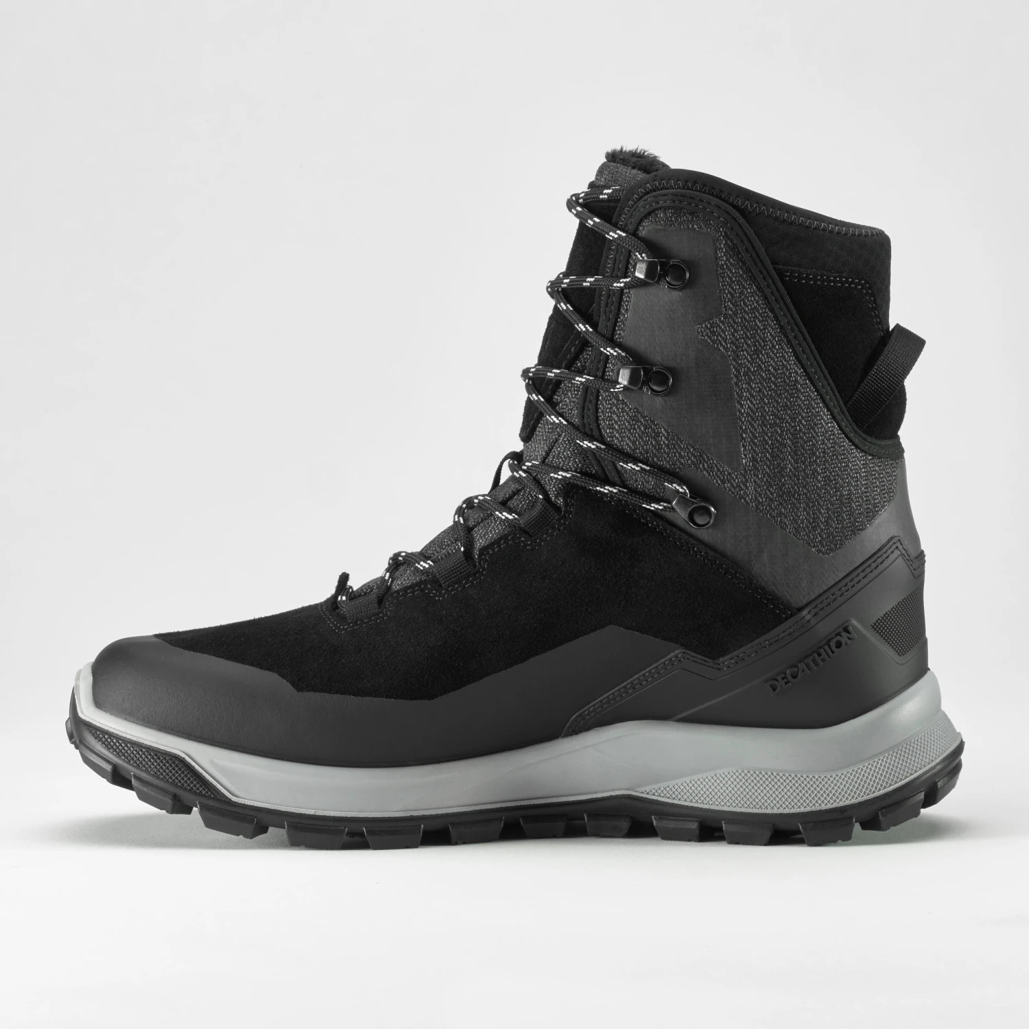 Quechua Men’s Warm And Waterproof Leather Hiking Boots - SH500 U - Image 3