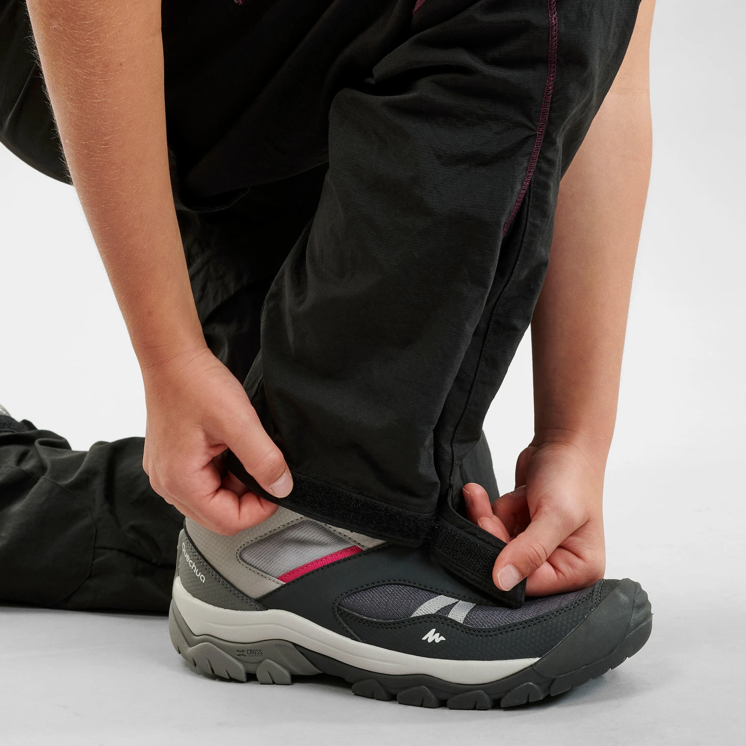 Quechua Kids’ Modular Hiking Trousers MH500 Aged 7 - Image 8