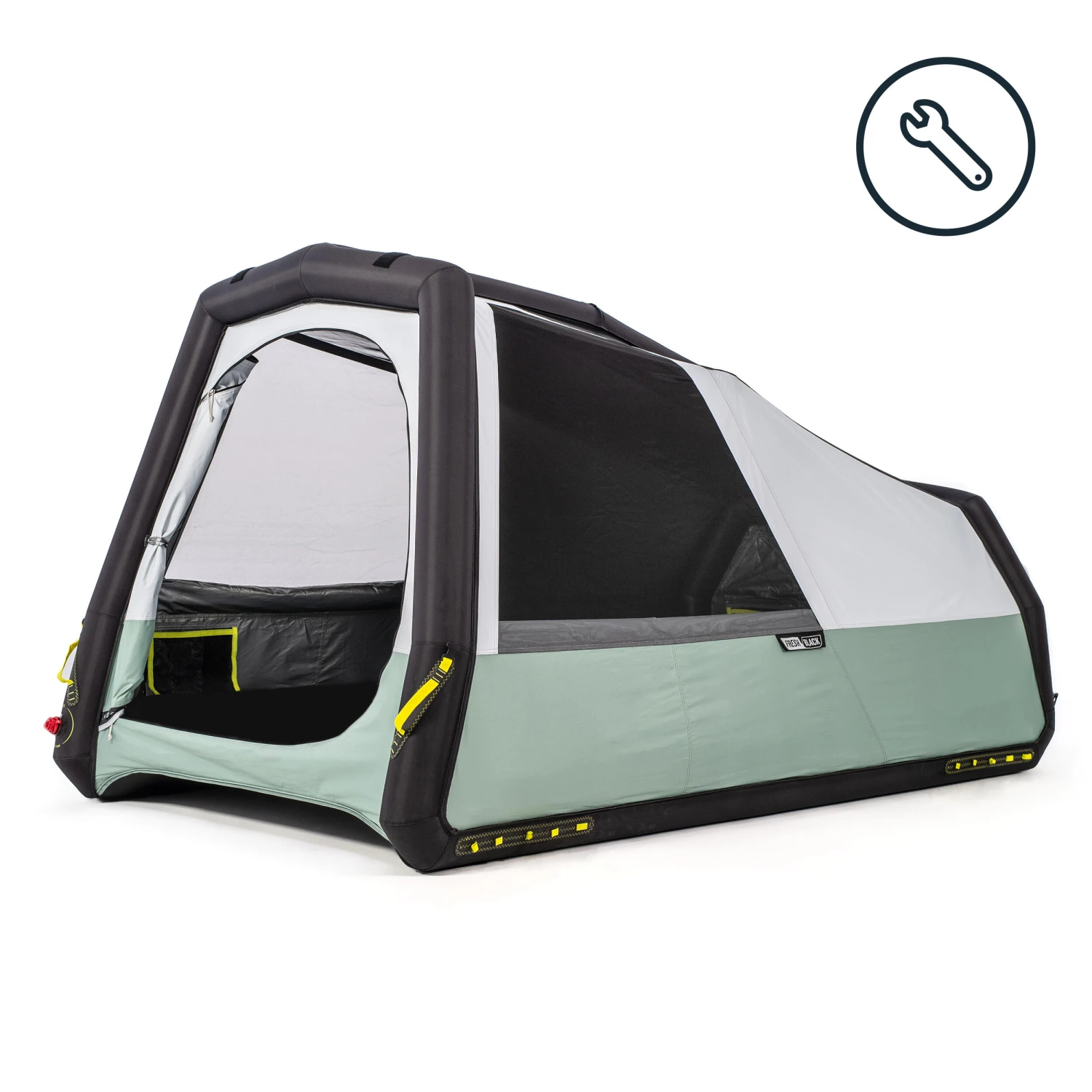Quechua Inflatable Bedroom And Air Beam For Tent Van 500 Fresh & Black 2P