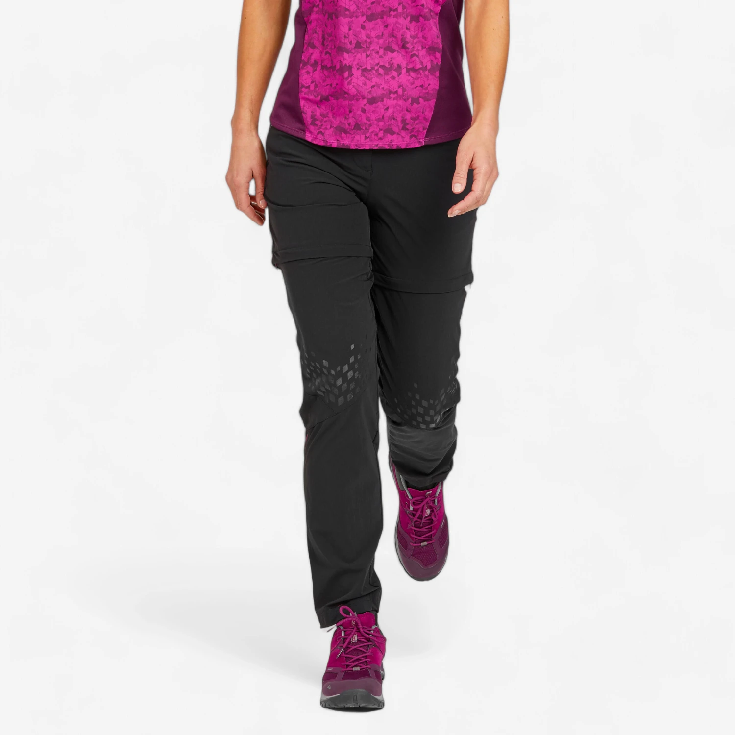 Quechua Women's Convertible Mountain Hiking Trousers - Image 11