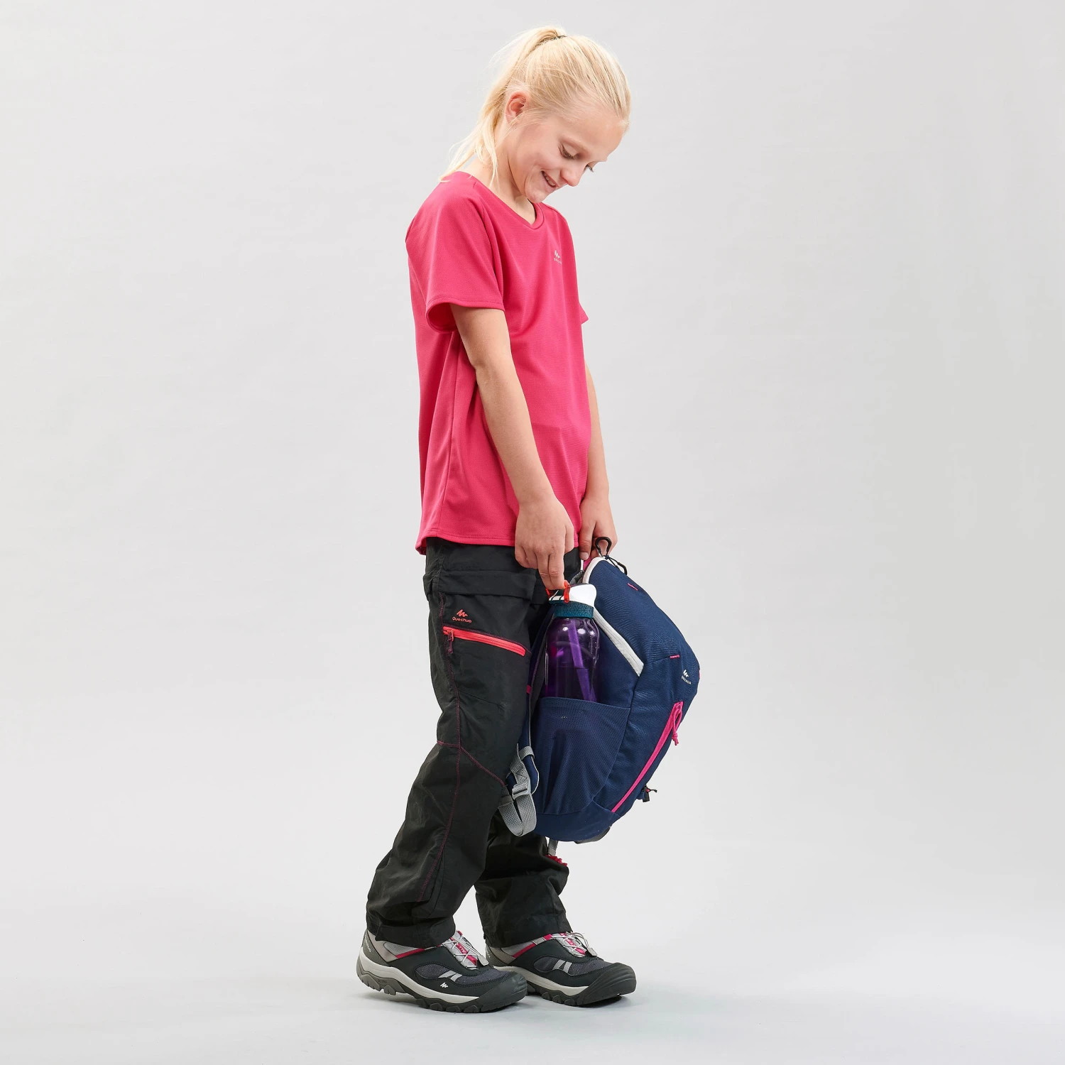 Quechua Kids’ Modular Hiking Trousers MH500 Aged 7 - Image 2