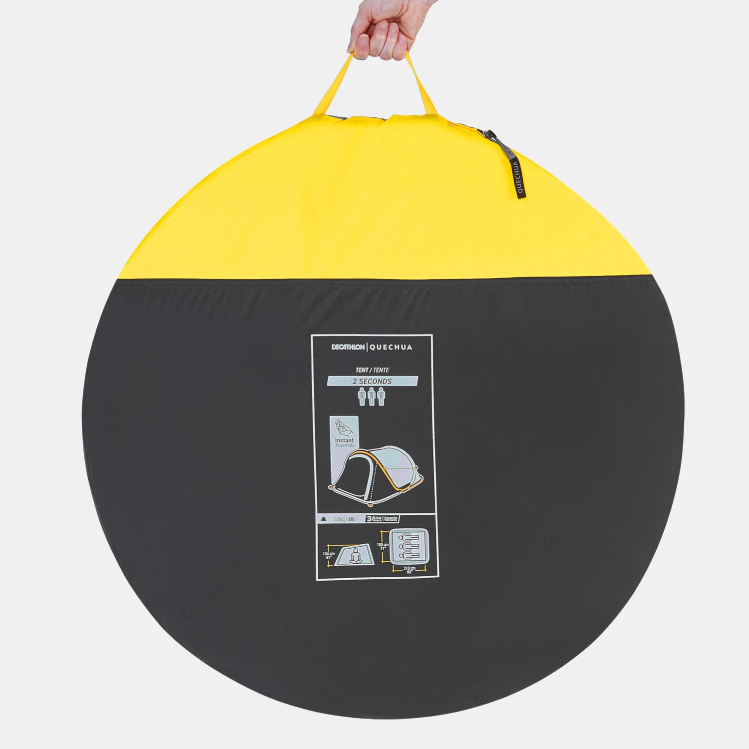 Quechua 3 Man Pop-Up Tent - Image 3