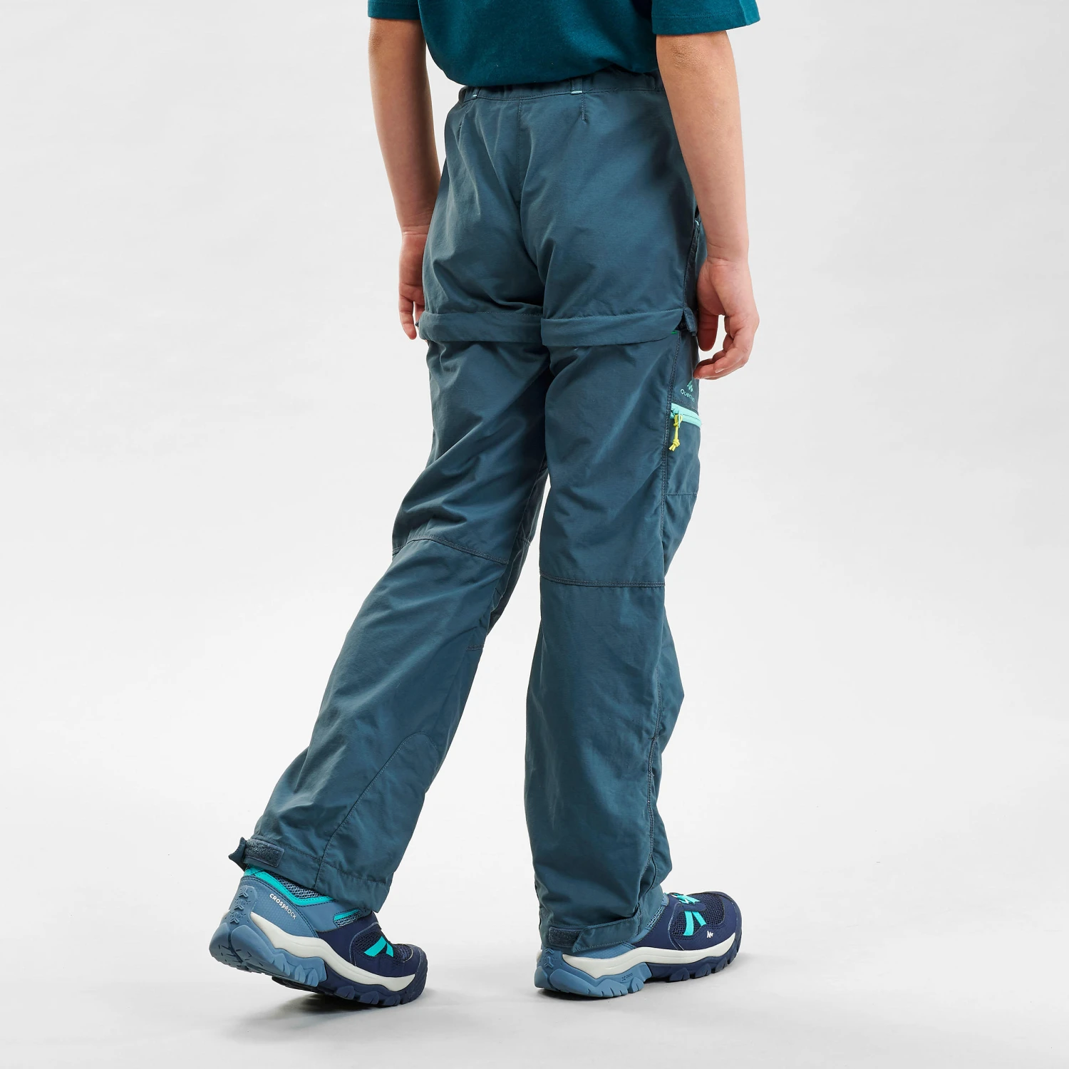 Quechua Kids’ Modular Hiking Trousers MH500 Aged 7 - Image 14