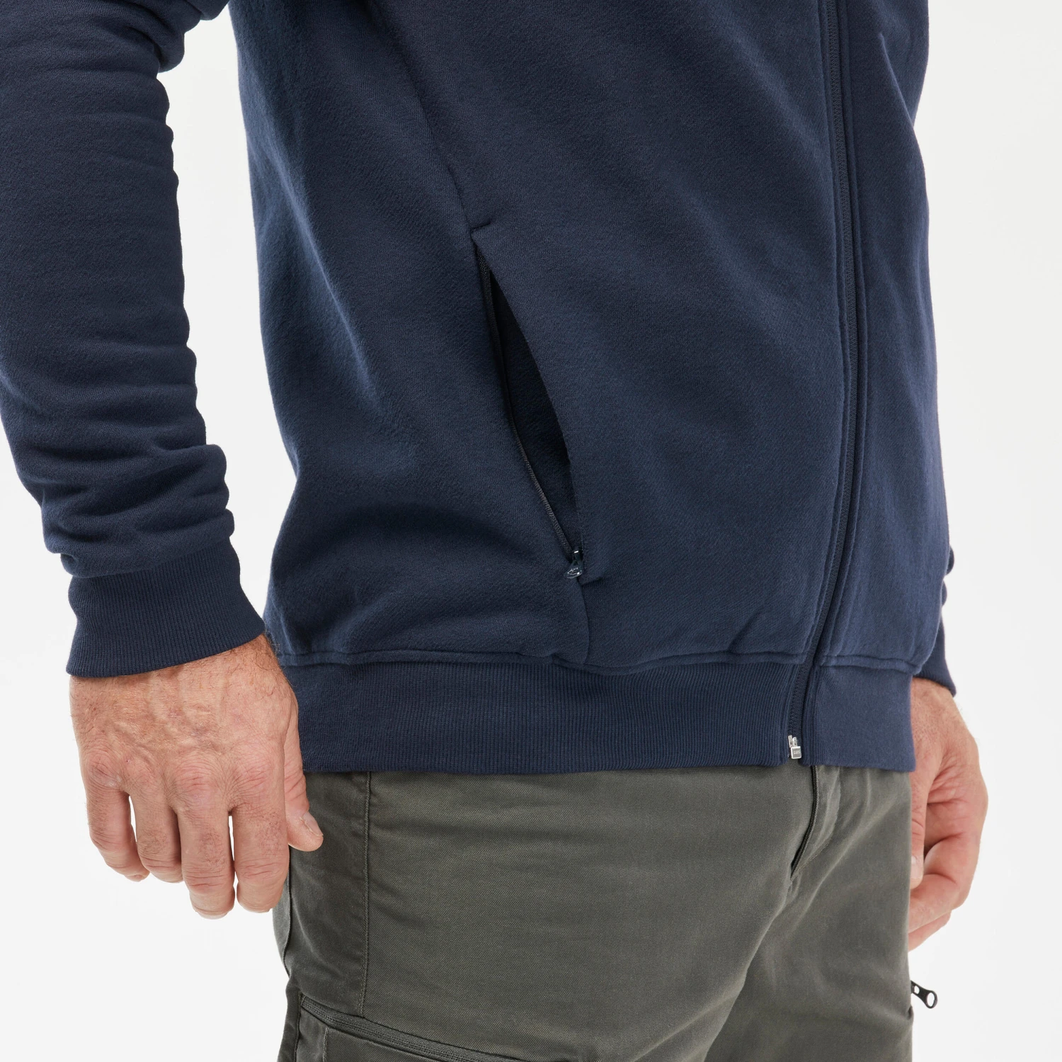 Quechua Men’s Hiking Zipped Hooded Sweatshirt - Image 7